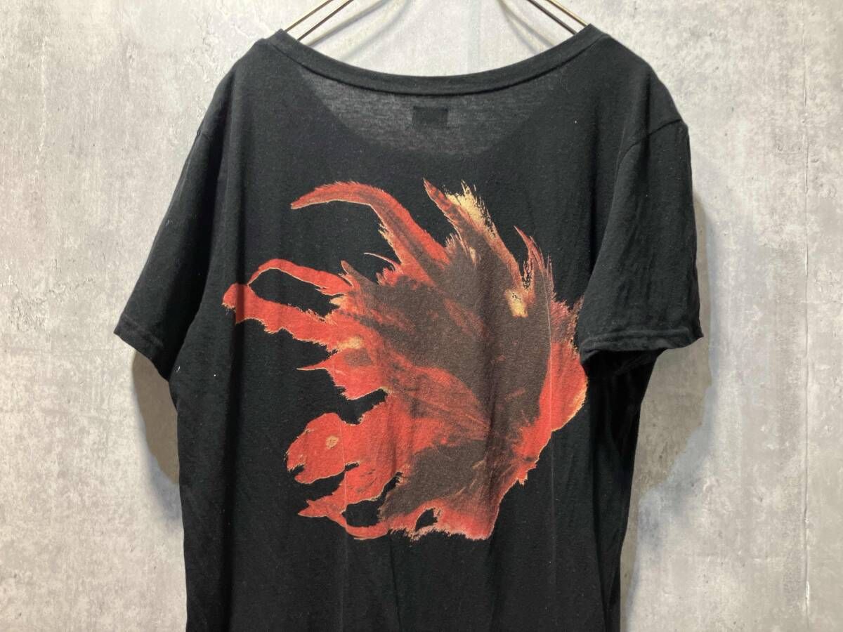 00s Y2K L.G.B. グラフィックロングカットソー 半袖Tシャツ 2 ブラック HSC/M 006FLCL エルジービー