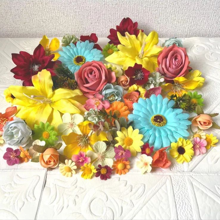 NO1122-04 造花 花材 パーツ 素材 ハンドメイド フラワー シルク