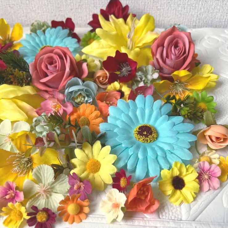 NO1122-04 造花 花材 パーツ 素材 ハンドメイド フラワー シルク