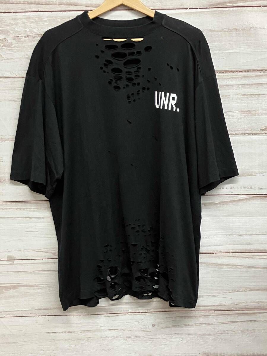 UNR. 半袖Tシャツ メンズサイズM MADE IN ITALY ブラック系