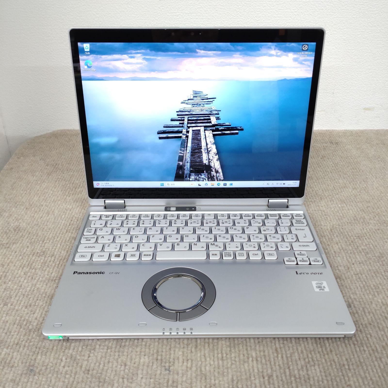 Panasonic CF QV 9 2 in 1 I 5 10310 U 8 GBメモリ Windows 11 画面良好 カメラ内蔵 12型 NB 145