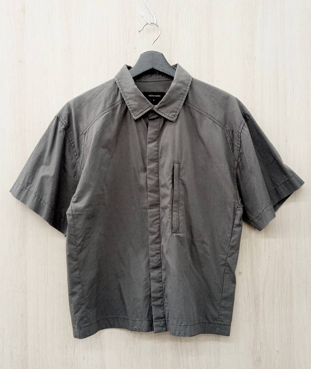 entire studios / 半袖シャツ/XL/コットン/WHT/ES2269 entire studios/エンタイアスタジオ/半袖シャツ/ 01 SHIRT ROCK/ES2269