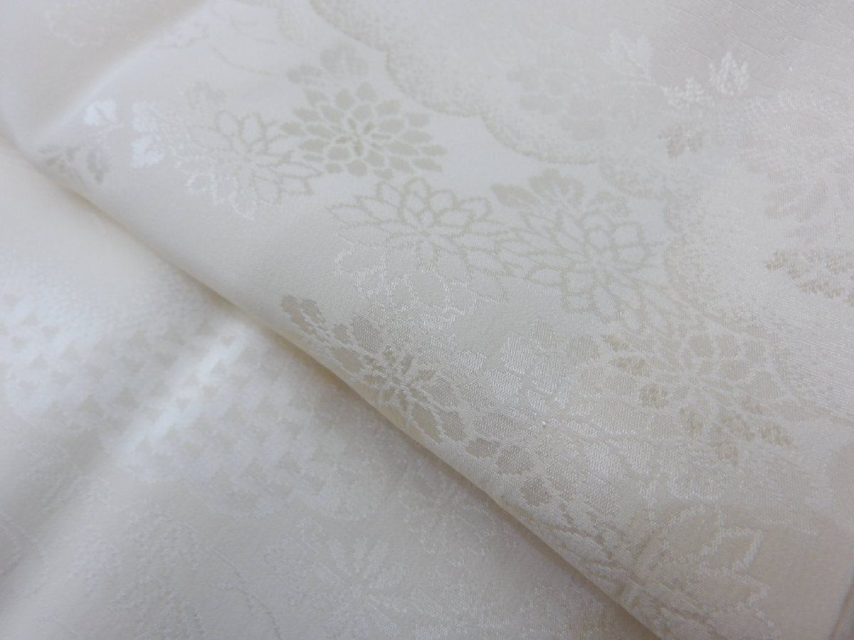 P41061 正絹 クリーム色 襦袢 c - メルカリ