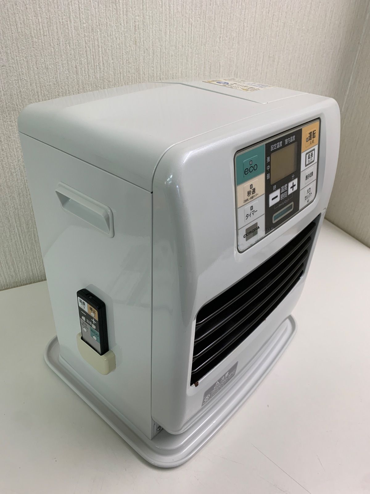 コロナ　石油ストーブ　FH-SR3318Y 2018年製　リモコン、キャスター付 フォロー割対象商品】CORONA コロナ 石油ファンヒーター リモコン付き