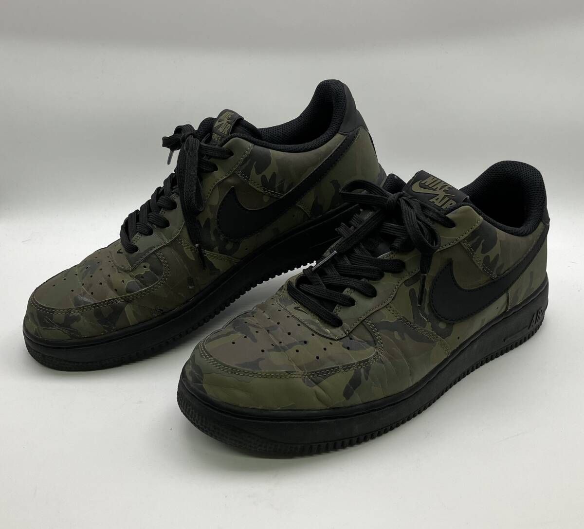 NIKE ナイキ スニーカー 28 cm AIR FORCE 1 07 LV 8 718152-203 迷彩 カモフラージュ柄 グリーン