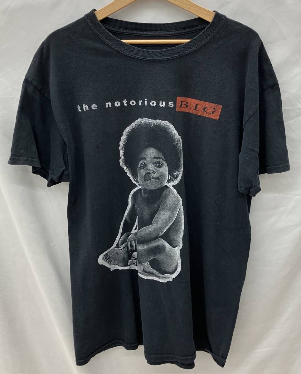 その他ブランド 半袖Tシャツ the notorious BIG プリントT 古着 Lサイズ ブラック