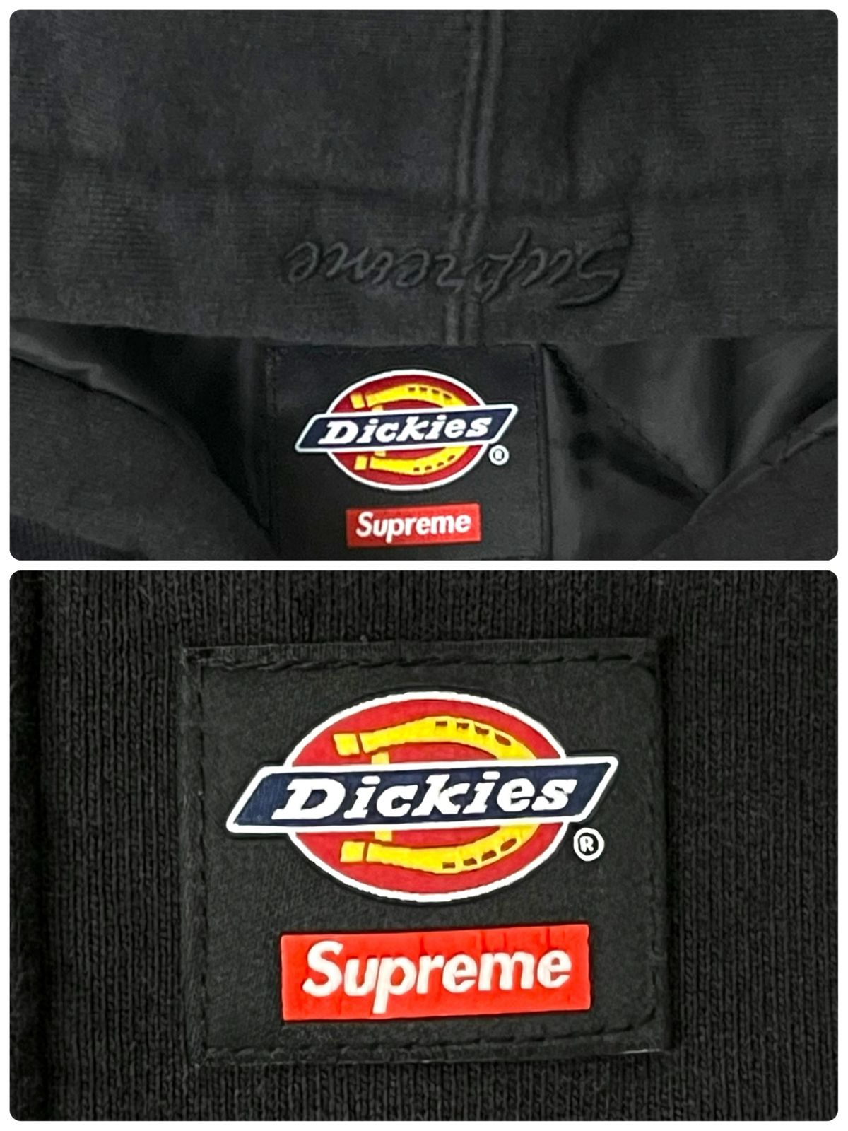 Supreme シュプリーム Dickies 25 AWQuilted Lined Zip Up Hooded ジップパーカー M ブラック メンズ 199 シャツ パーカー 