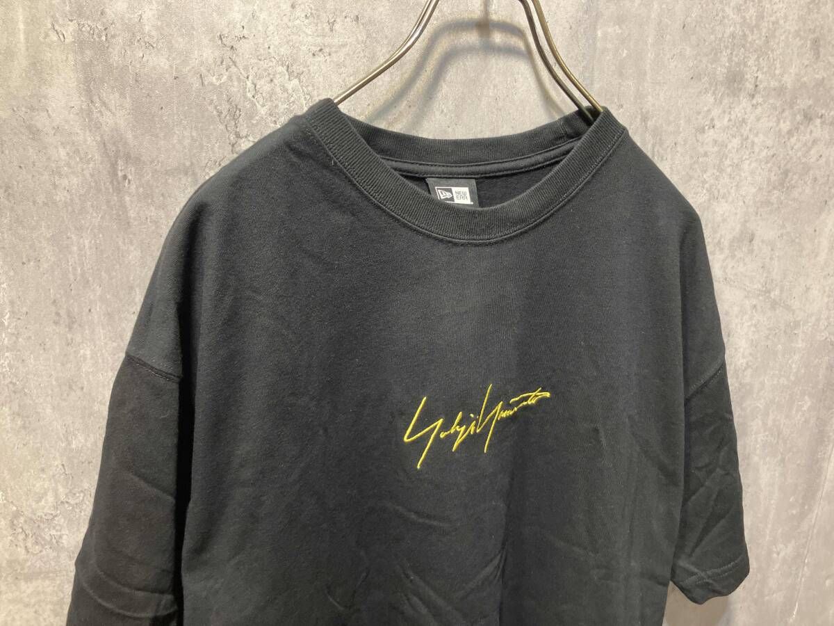 19ss YOHJI YAMAMOTO POUR HOMME × NEW ERA イエロー刺繍ロゴ