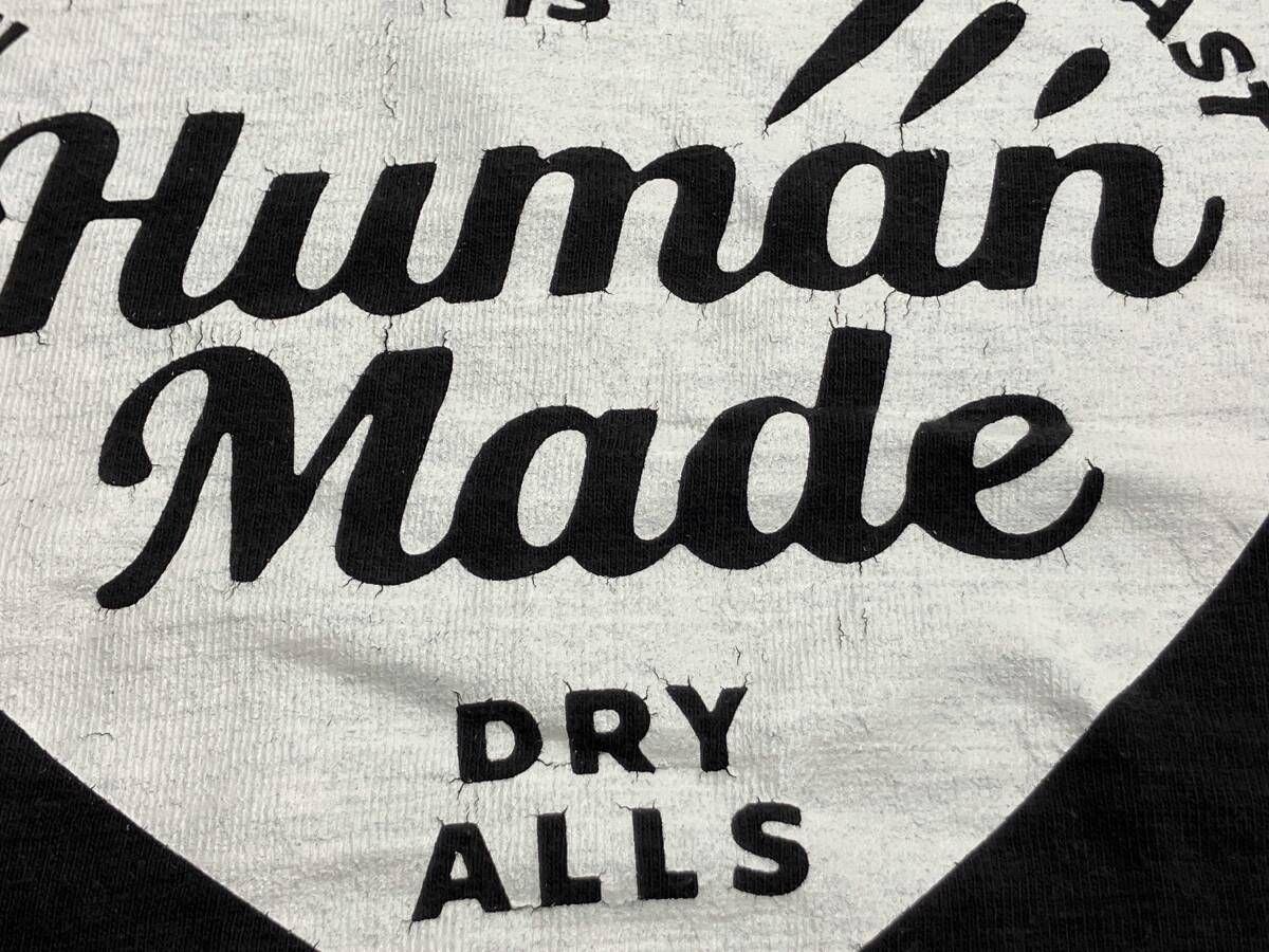 Human Made ハート型ロゴ 長袖カットソー ロンT ☆完売品希少！プレミアサイズHUMAN MADE ラインハートロンT