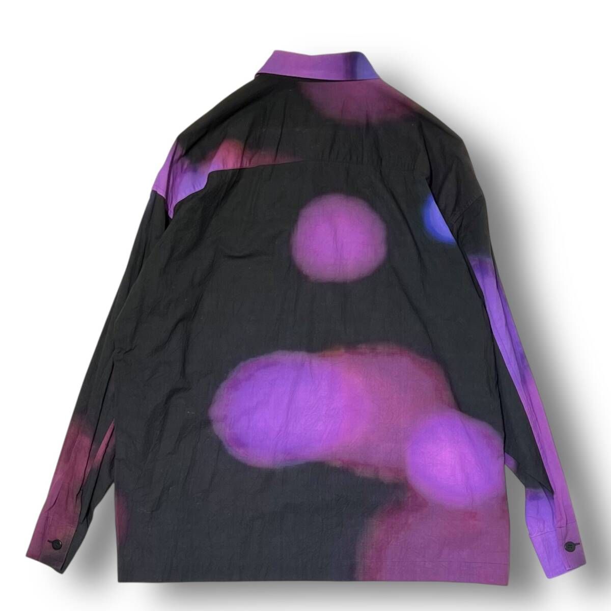 23 AW IM MEN GALAXY SHIRT ギャラクシーシャツ パープル ブラック サイズ2 アイムメン