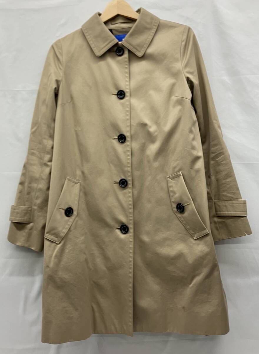 【美品】BLUE LABEL CRESTBRIDGE ベージュコート 38 BLUE LABEL CRESTBRIDGEブルーレーベル クレストブリッジ 55A30-500-42