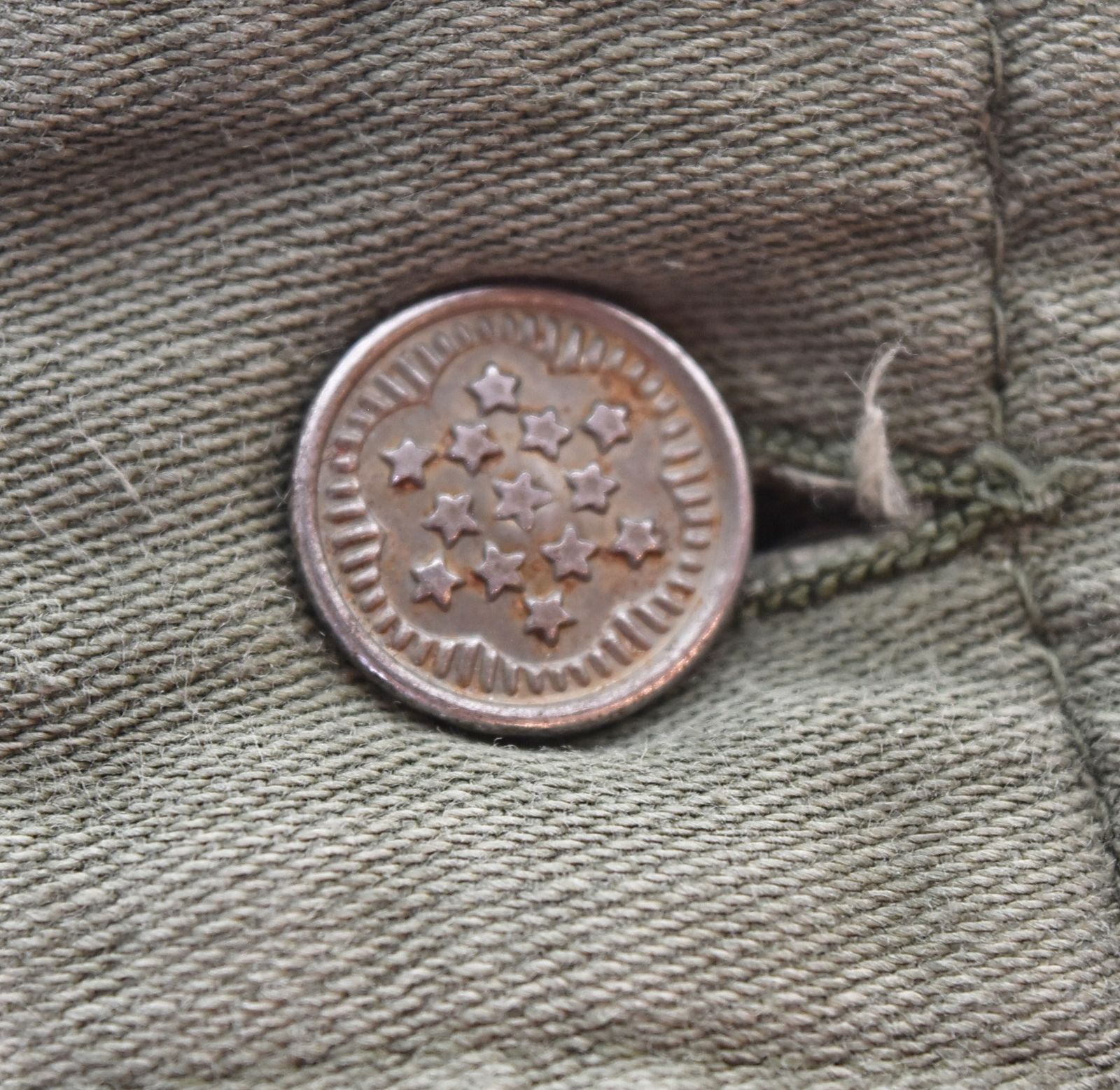 ミリタリー military US ARMY 米軍 アメリカ軍 Good Luck QUALITY FATIGUE 13スターボタン SERVAL ジッパーフライ ベイカーパンツ ボトムスその他 カーキ 103 MB-685 新作入荷 カーキ系