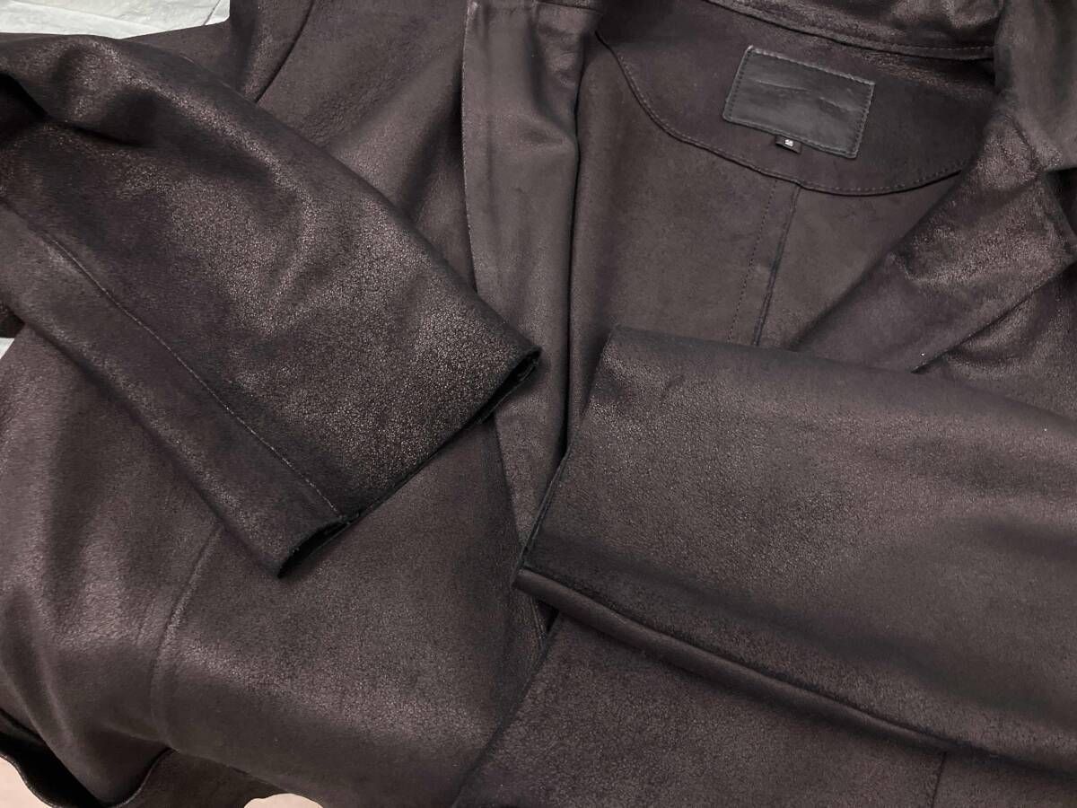 ISAMU KATAYAMA BACKLASH B1743-04 レザー テーラードジャケット 山羊