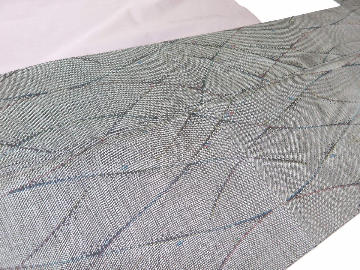  P 41059 本場 泥大島紬 袷 九マルキ 仕立て上がり品 ｔ 紬 着物
