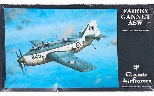 【】プラモデル 1/48 FAIREY GANNET ASW -フェアリー ガネット ASW- [4135]