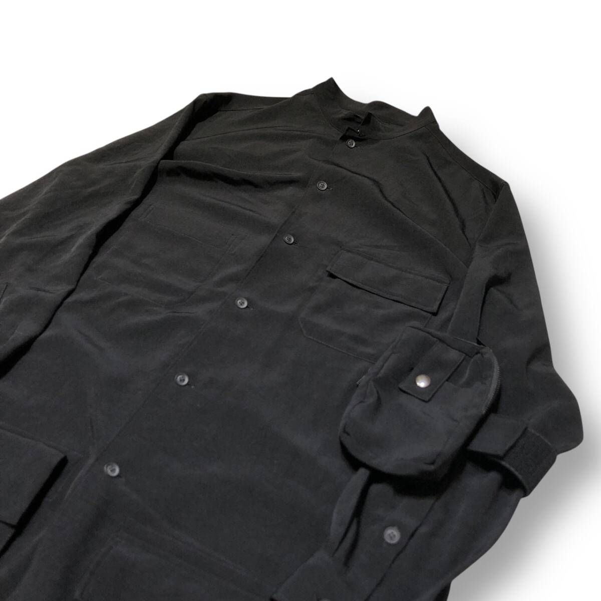 25ss YOHJI YAMAMOTO POUR HOMME TA TUXEDO STAND COLLAR POCKET