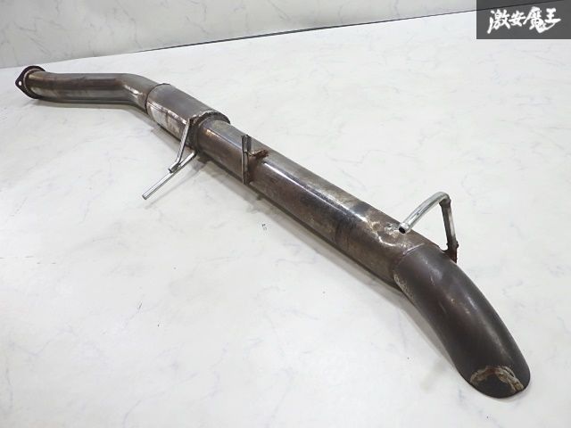 ワンオフ品 RPS13 180SX SR20DET ターボ ステンレス製 デフ下 マフラー リアピース 単体 パイプ約80φ 全長約159cm 即納 S13 シルビア