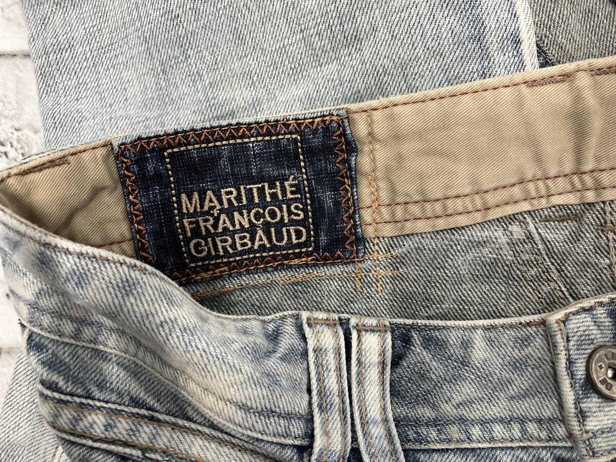 MARITHE FRANCOIS GIRBAUD/Mサイズ/ジーンズ/裾デザイン/Mサイズ/M6