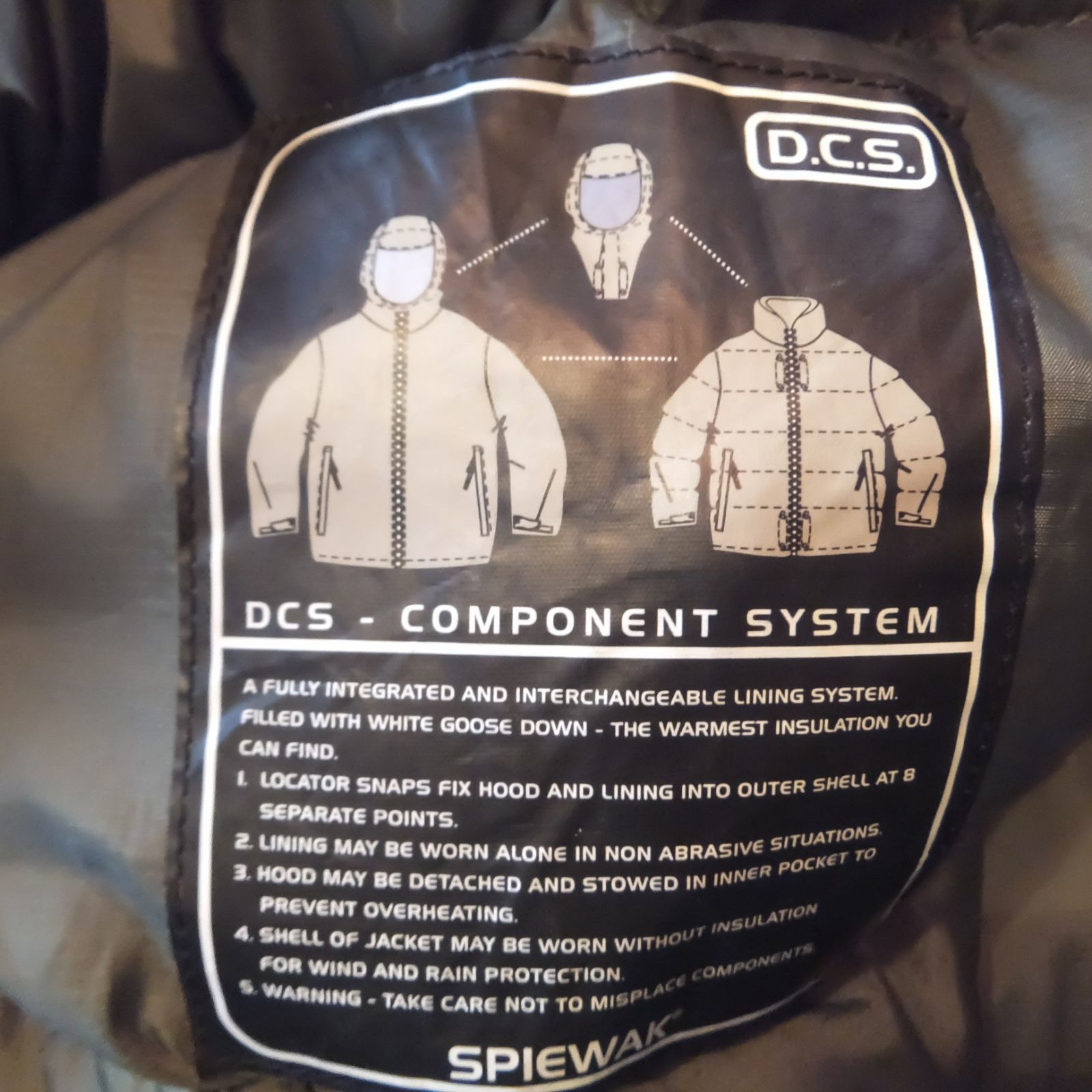 90s00s spiwak SPIEWAK（スピワック） ダウンライナー付き ナイロン