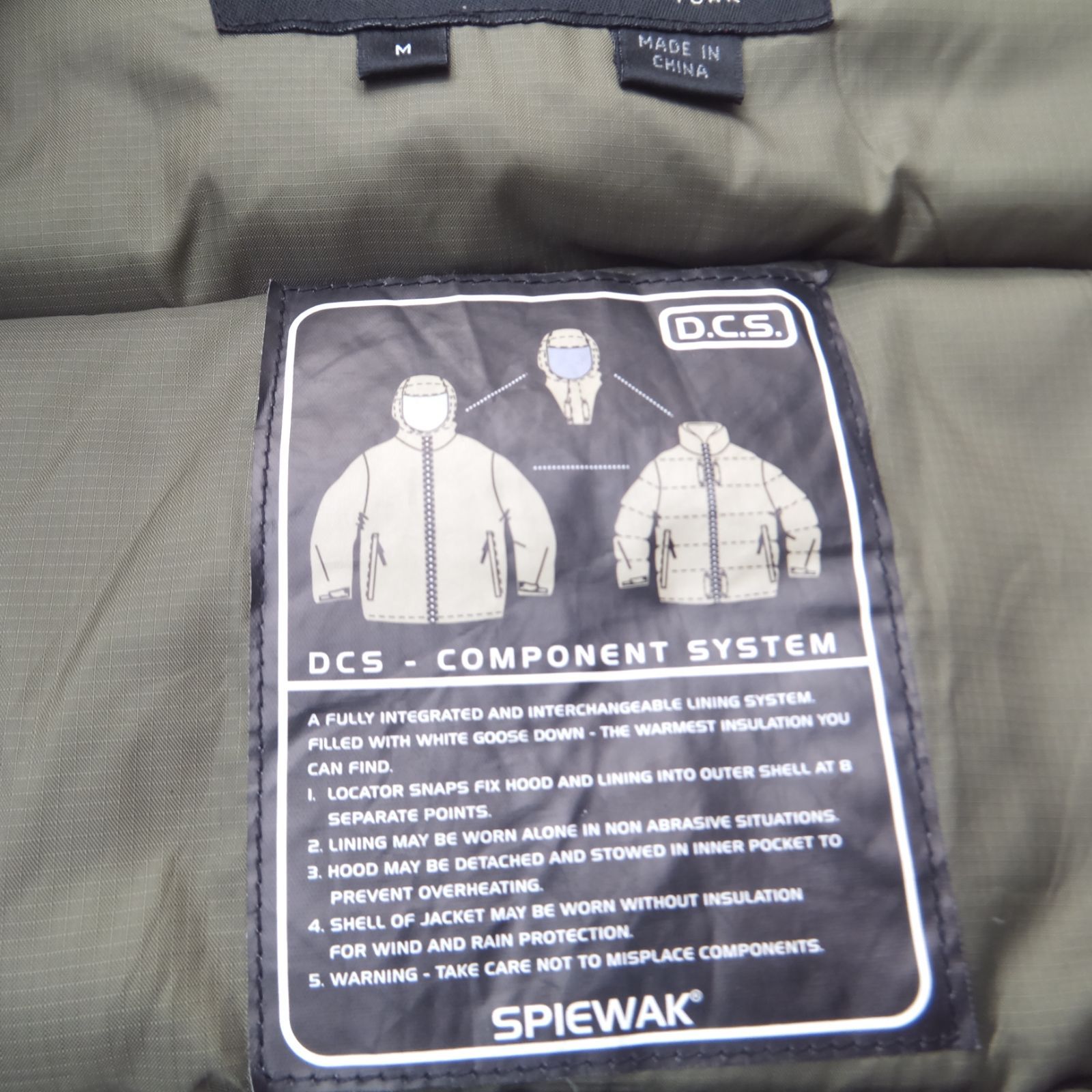 90s00s spiwak SPIEWAK（スピワック） ダウンライナー付き ナイロン