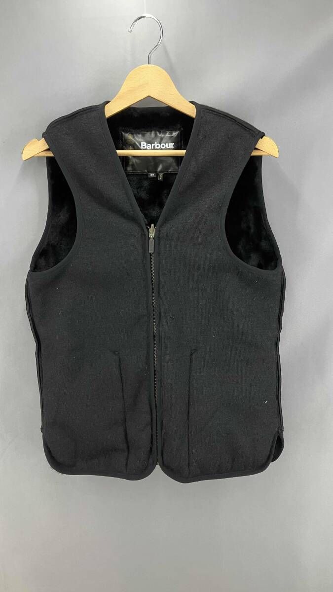 BARBOUR バブアー 2002103 ベスト ボア メンズ 32 ブラック 通年