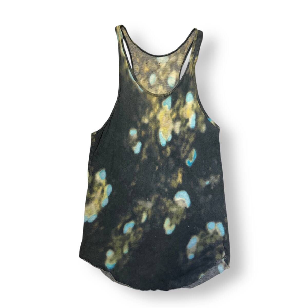 00 s IF SIX WAS NINE タイダイノースリーブカットソー 半袖 タンクトップ グリーン系 イフシックスワズナイン Y 2 K ワイツーケー