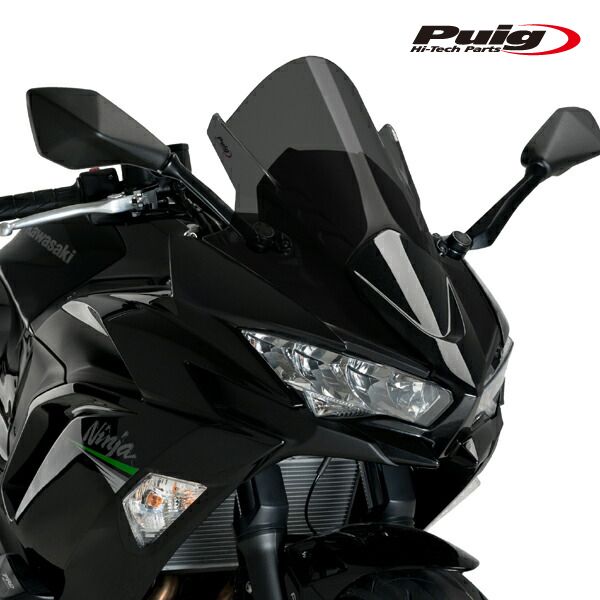 Puig 3881F RACING-SCREEN ショップ [DARK SMOKE] Kawasaki Ninja 650
