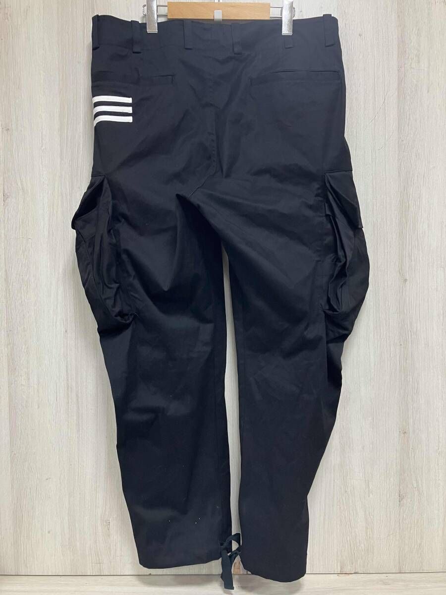 Y-3 ワイスリー カーゴパンツ 裾ドローストリング ビッグポケット ブラック サイズS