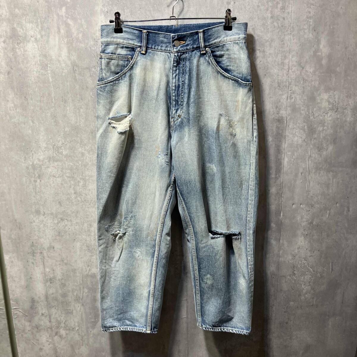 ANCELLM SELVEDGE TAPERED 5P DENIM PANTS ANC-PT03-B サイズ1