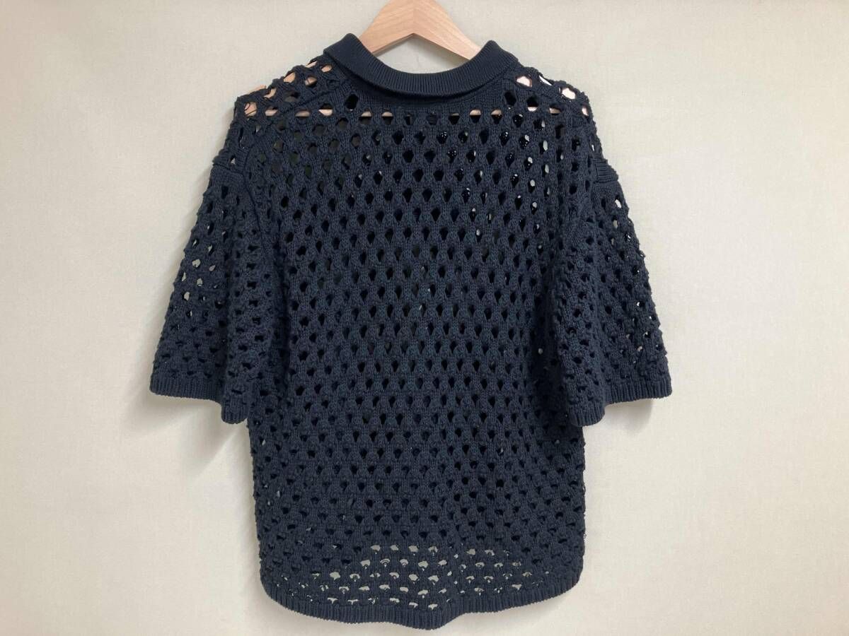 STUSSYステューシー 半袖シャツ ニットシャツ ブラック