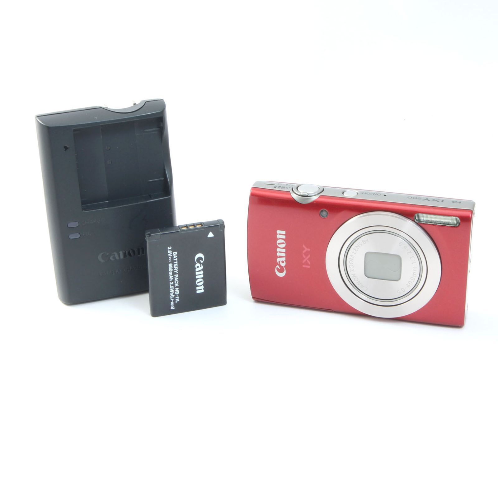 CANON キャノン IXY 200 レッド コンパクトデジタルカメラ - メルカリ