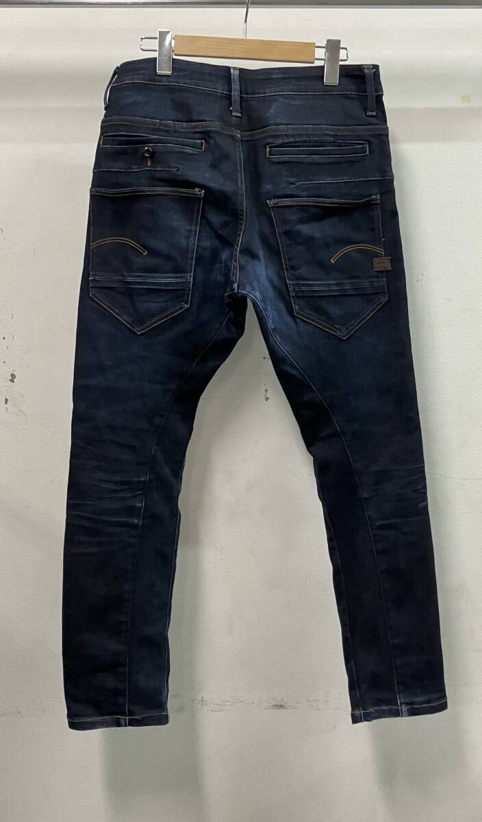 G-STAR RAW ジースターロウ D-STAQ 3D SUPER SLIM ヒゲ加工 ストレッチ