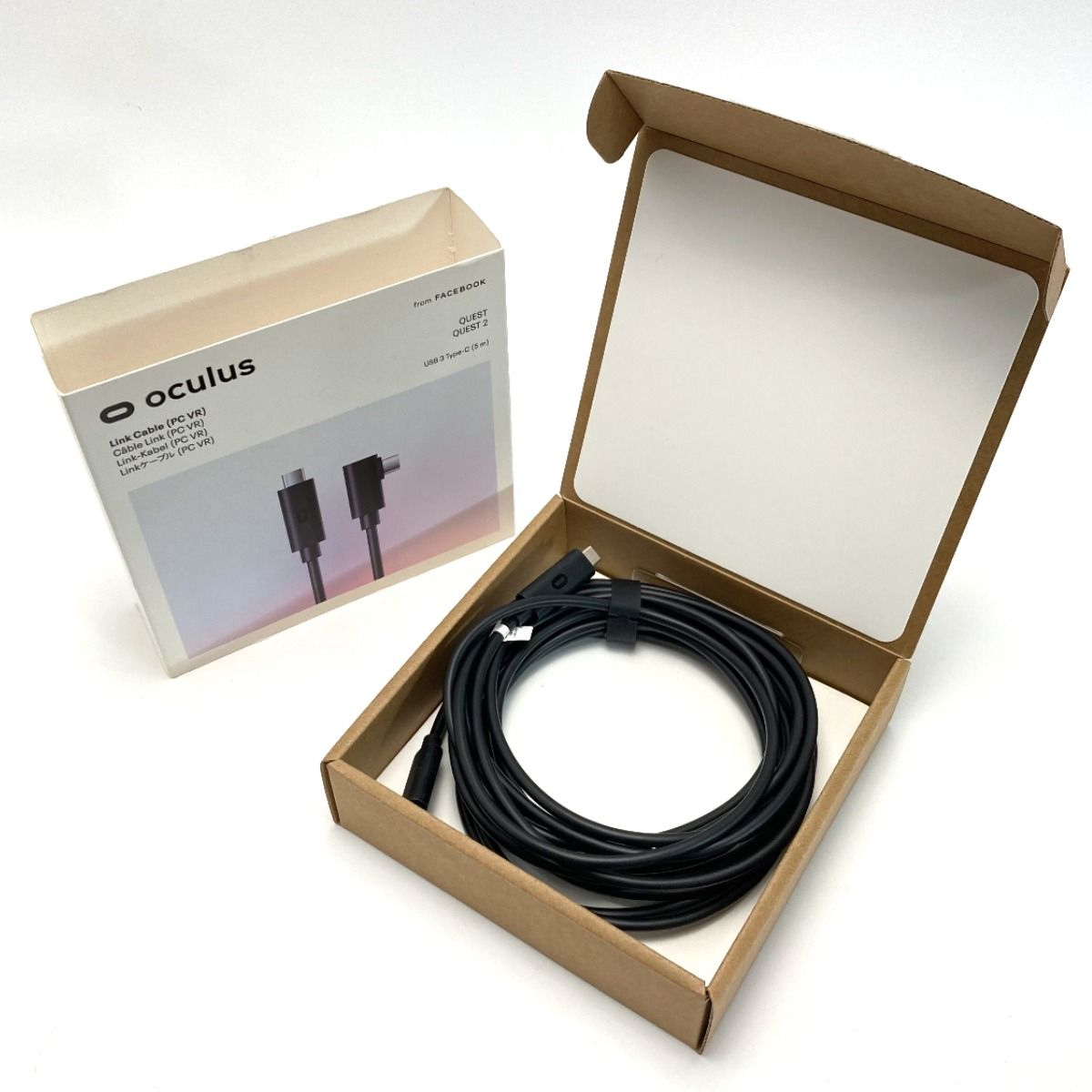 Oculus Meta Linkケーブル Quest 2 301-00311-01 ブラック USB 3 Type