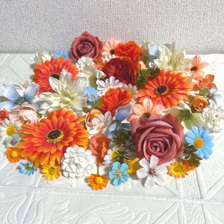 NO1122-06 造花 花材 パーツ 素材 ハンドメイド フラワー シルク