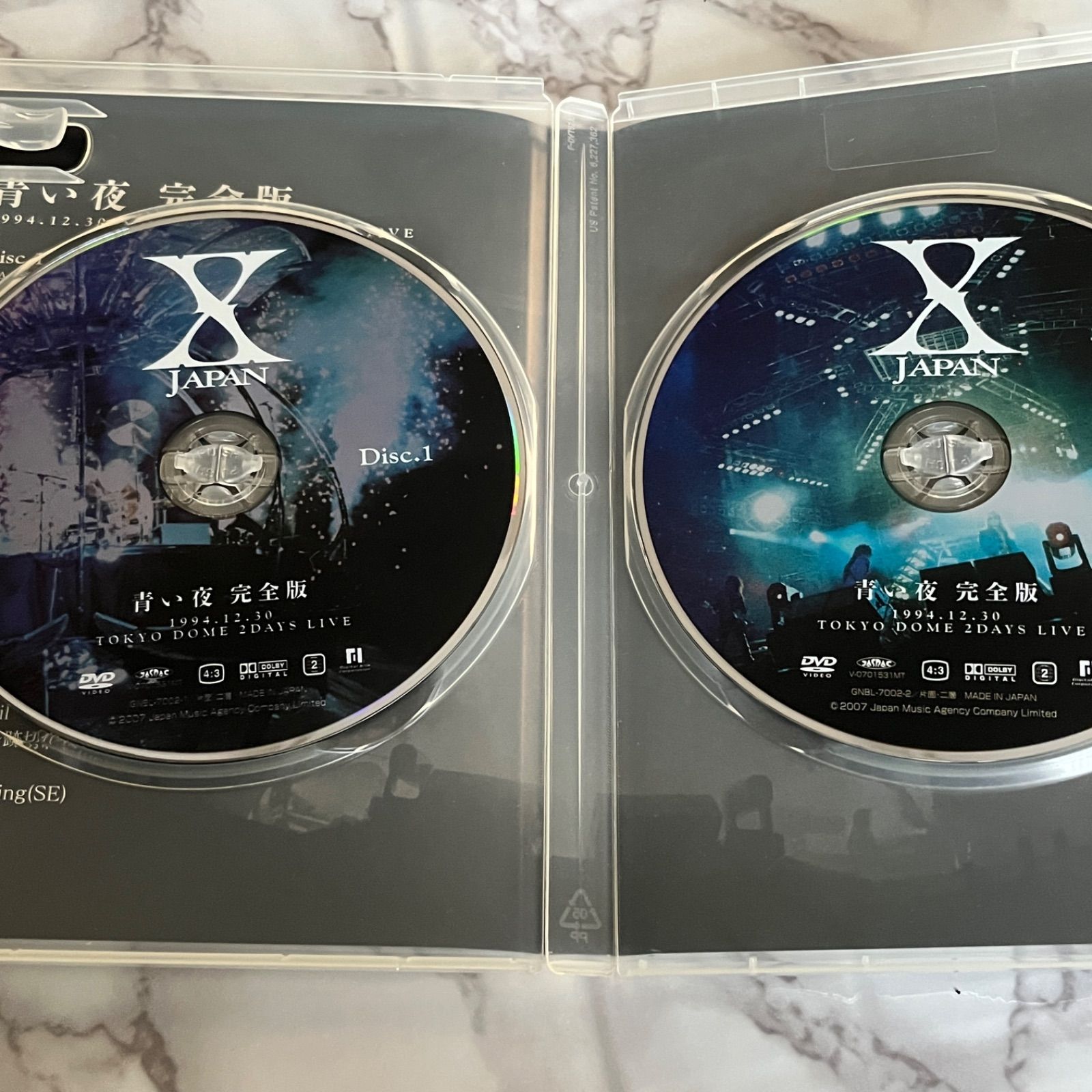 良品】エックスジャパン X JAPAN 青い夜 完全版 DVD 1994.12.30 東京