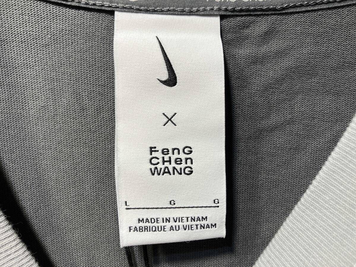 NIKE × FENG CHEN WANG SHORT SLEEVE TEE sizeL 変形クルーネック