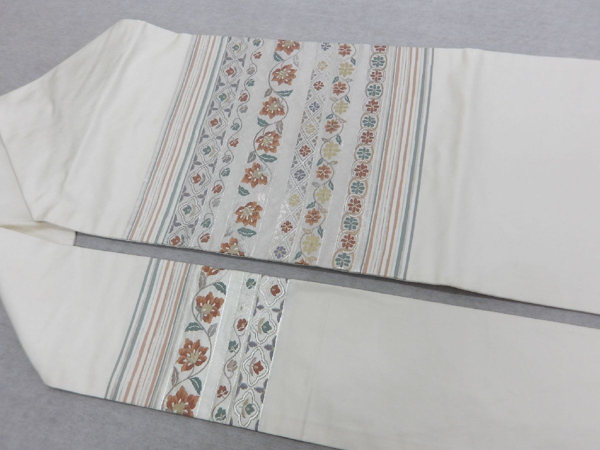 P 41053 本引箔 名古屋帯 bｃ