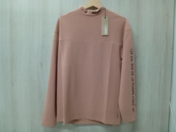 RENOMA JOINT MOCK NECK L S RG 4106 007 長袖Tシャツ サイズM サーモンピンク レノマ