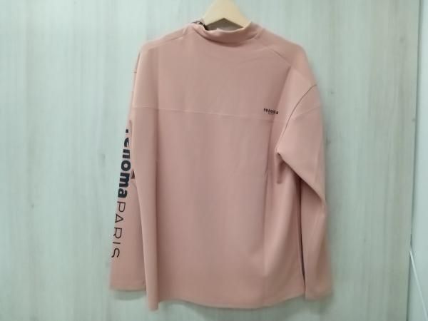RENOMA JOINT MOCK NECK L-S RG 4106-007 長袖Tシャツ サイズM サーモンピンク レノマ