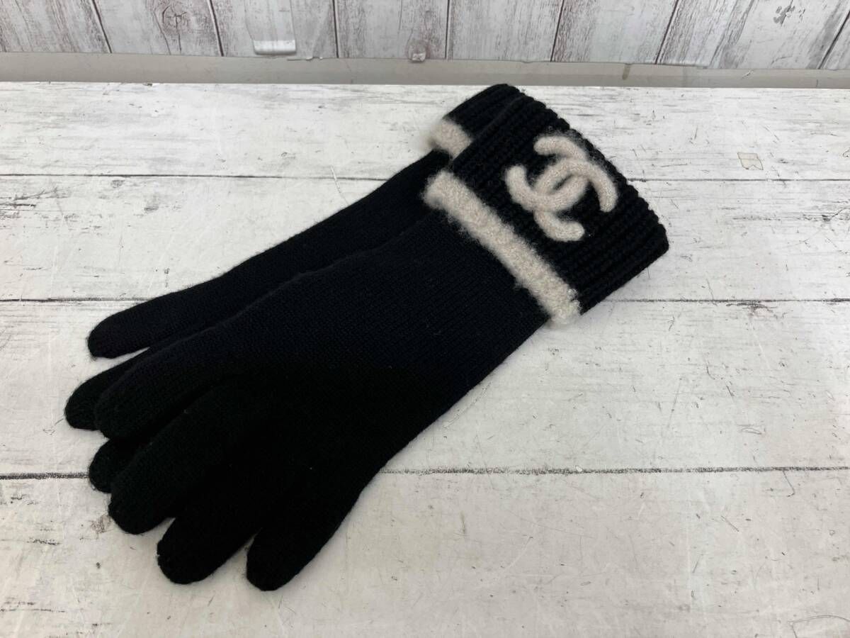 CHANEL ココマーク 手袋 カシミア 小物 シャネル - メルカリ