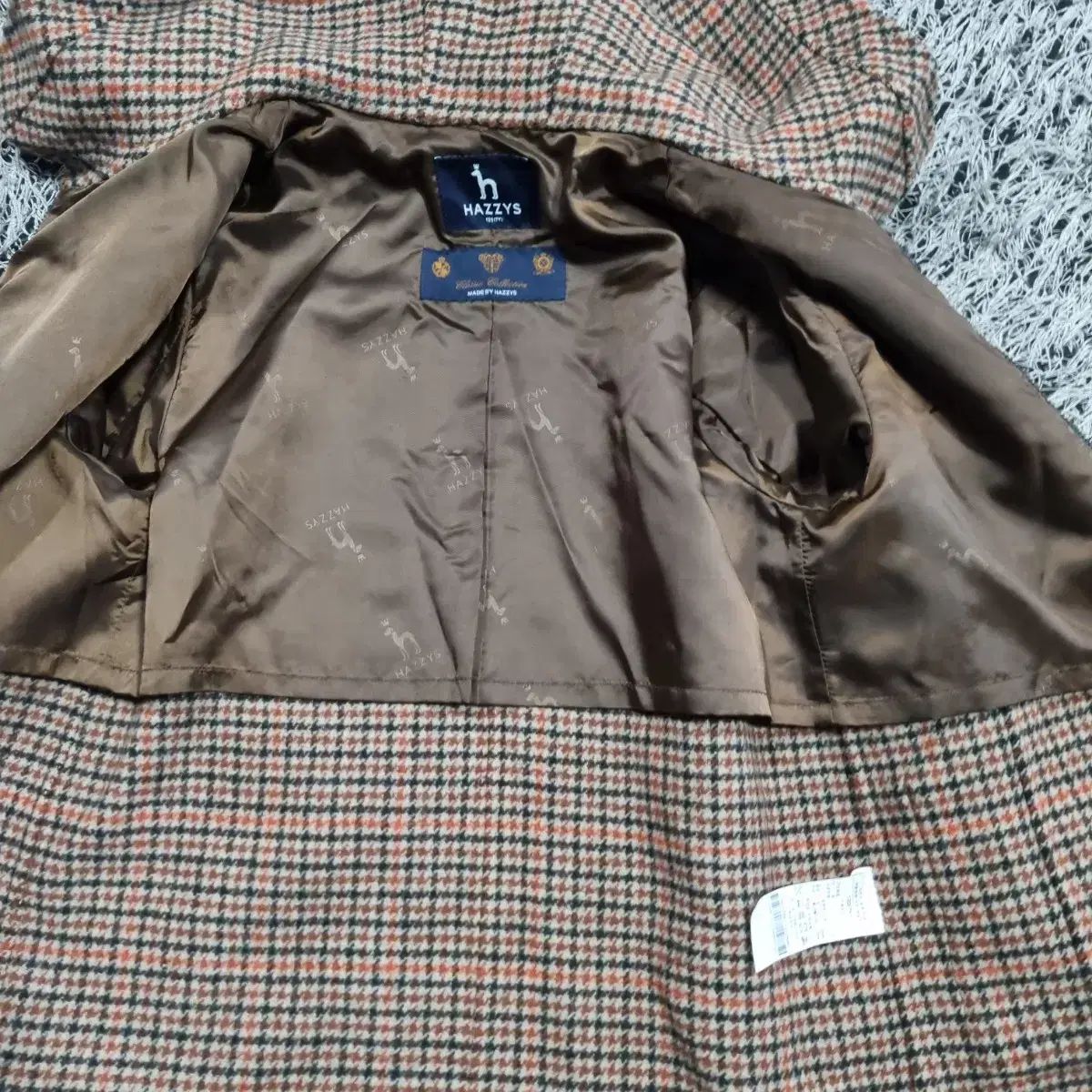  キッズ ユニセックス 120 7 y HAZZYS フード ウールコート その他 コート