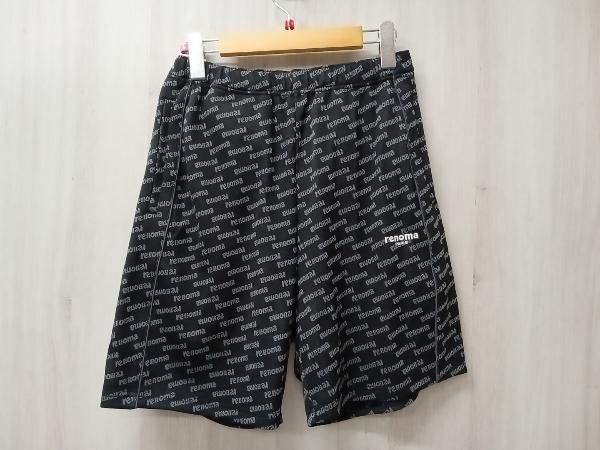 RENOMA HALF PANTS RG 4105 010 その他ハ フパンツ サイズM ブラック ロゴ レノマ