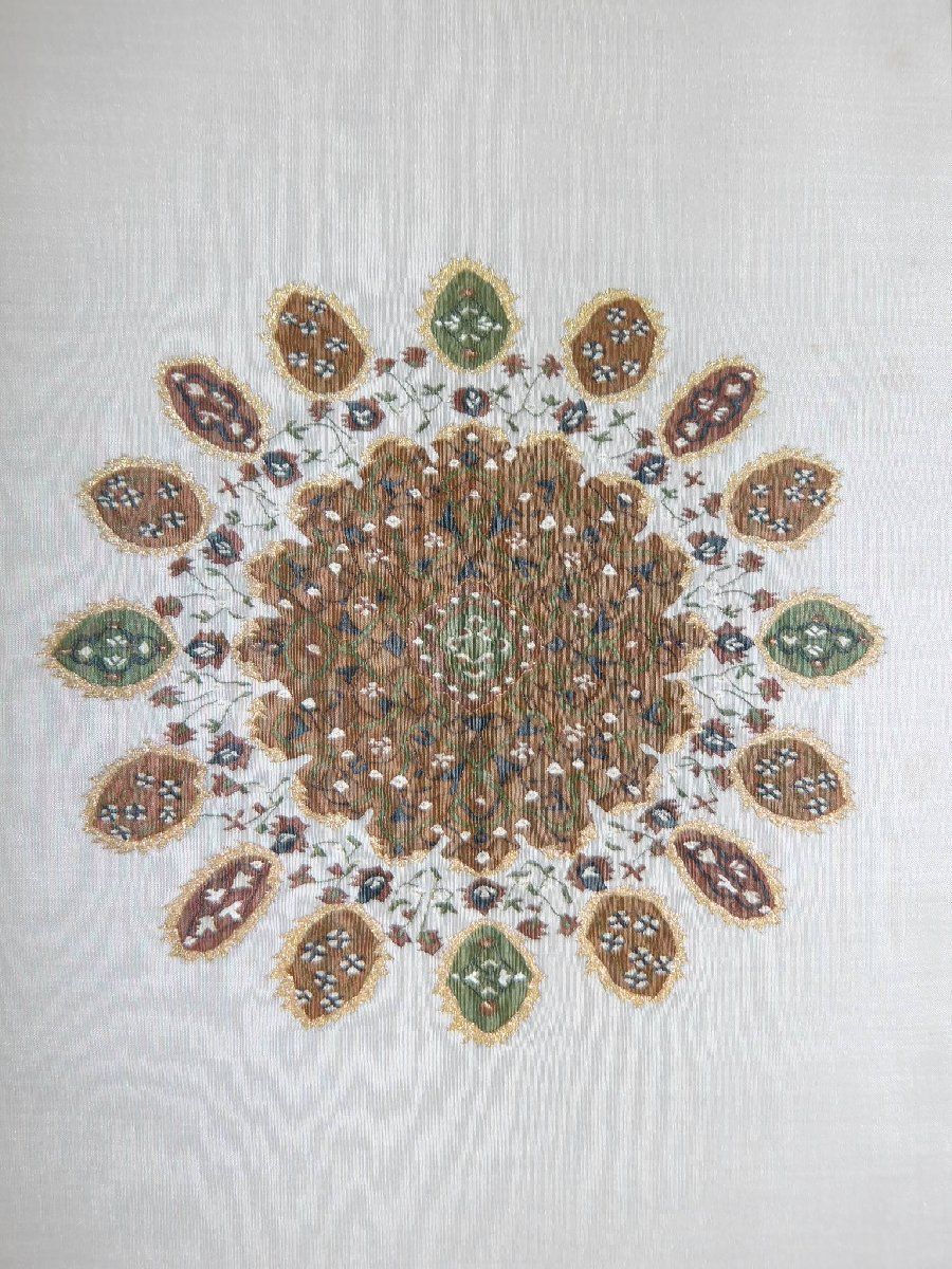  P 41056 明綴れ 手織り 九寸 名古屋帯 仕立て上がり品 bｋ 名古屋帯 帯