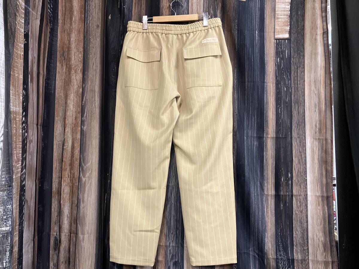KITH キス 23 SS Pinstripe Elmhurst Pant ピンストライプ エルムハースト ロングパンツ ベージュ L