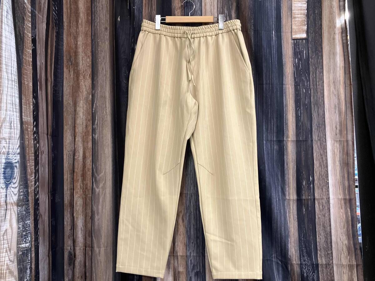 KITH キス 23 SS Pinstripe Elmhurst Pant ピンストライプ エルムハースト ロングパンツ ベージュ L