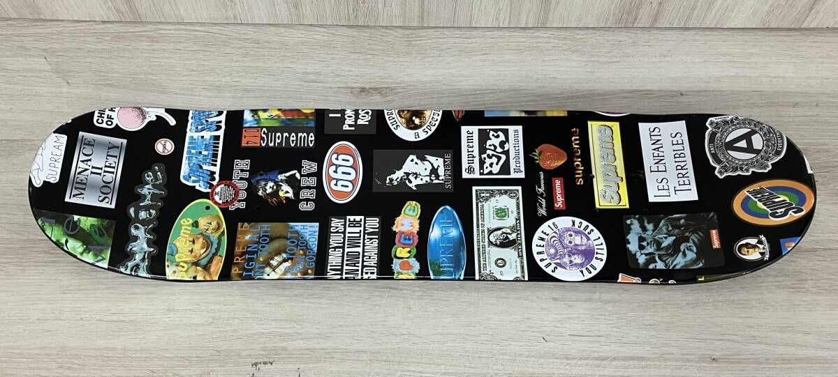 Supreme シュプリーム Stickers Skatoboard スケートボード ロゴ ブラック