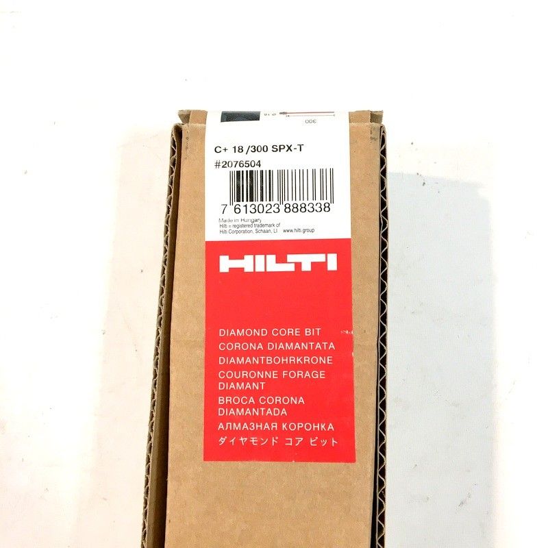 HILTI ヒルティ ダイアモンドコアビット C 18 300 SPX-T 2076504 Core bit 工具 DW 3675