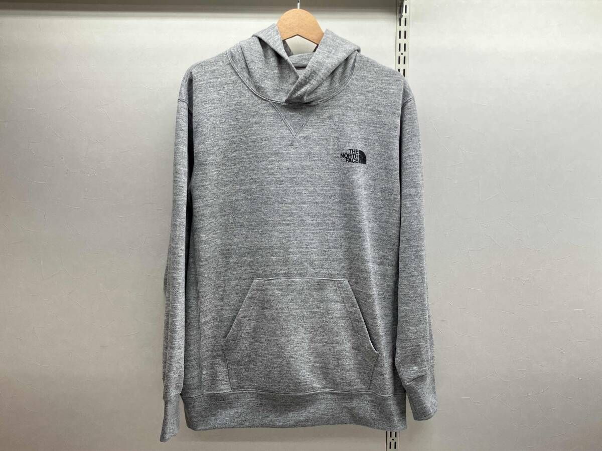 THE NORTH FACE ノースフェイス バックスクエアロゴフーディ パーカー NT12034 サイズ：XL グレー