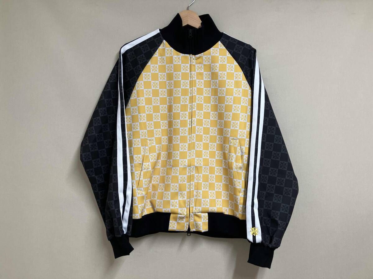 glamb グラム FURA KANATO Jersey Set Up フラ カナノ ジャージー セットアップ GB 0125 NS 06 ポリエステル ブラック×イエロー サイズL