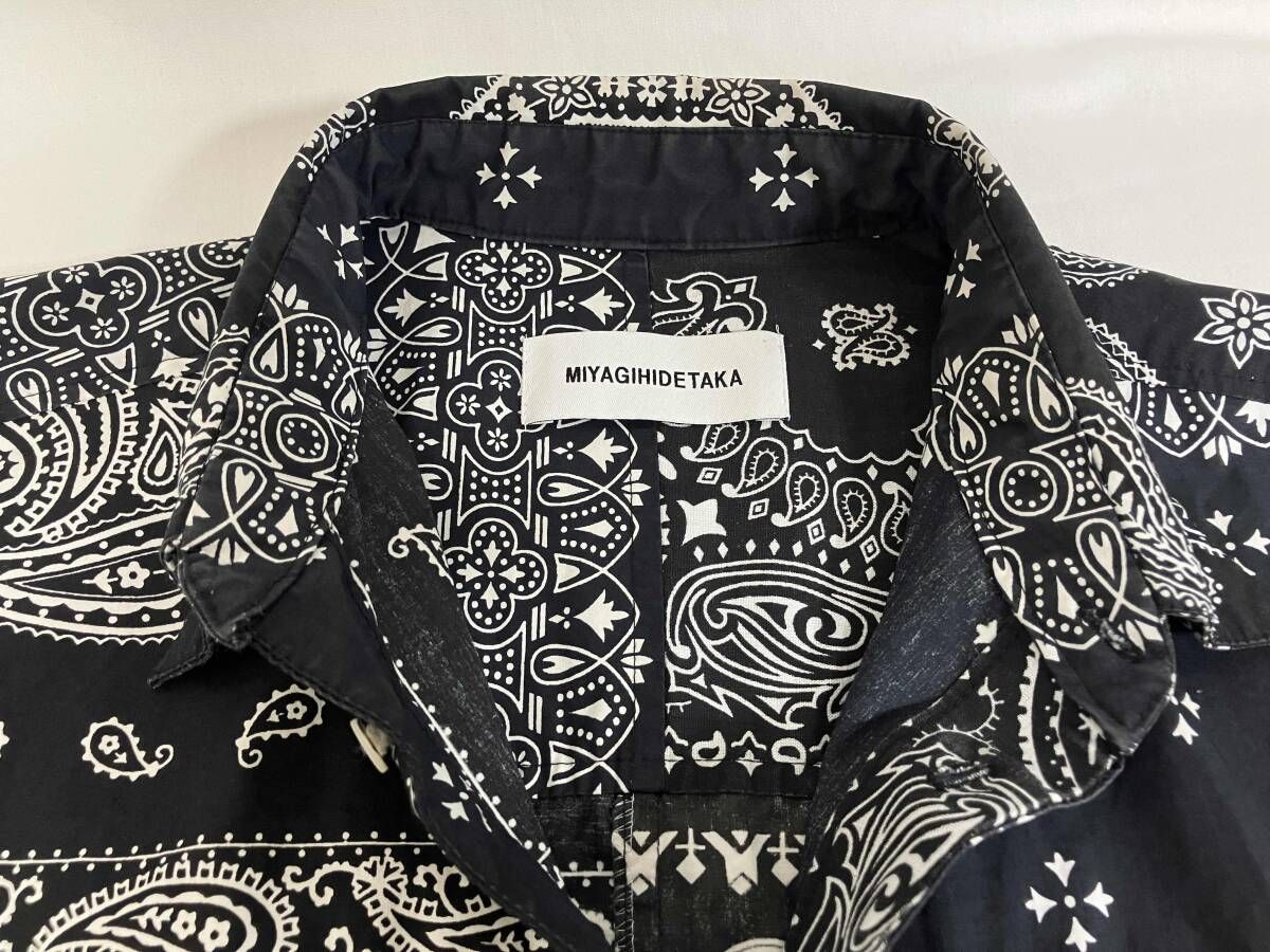 MIYAGIHIDETAKA 長袖シャツ サイズフリー 03-6875-1935 BANNDANAshirt